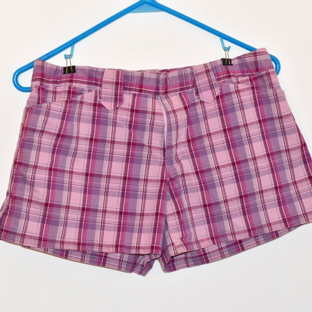 So brand pink/purple plaid shorts